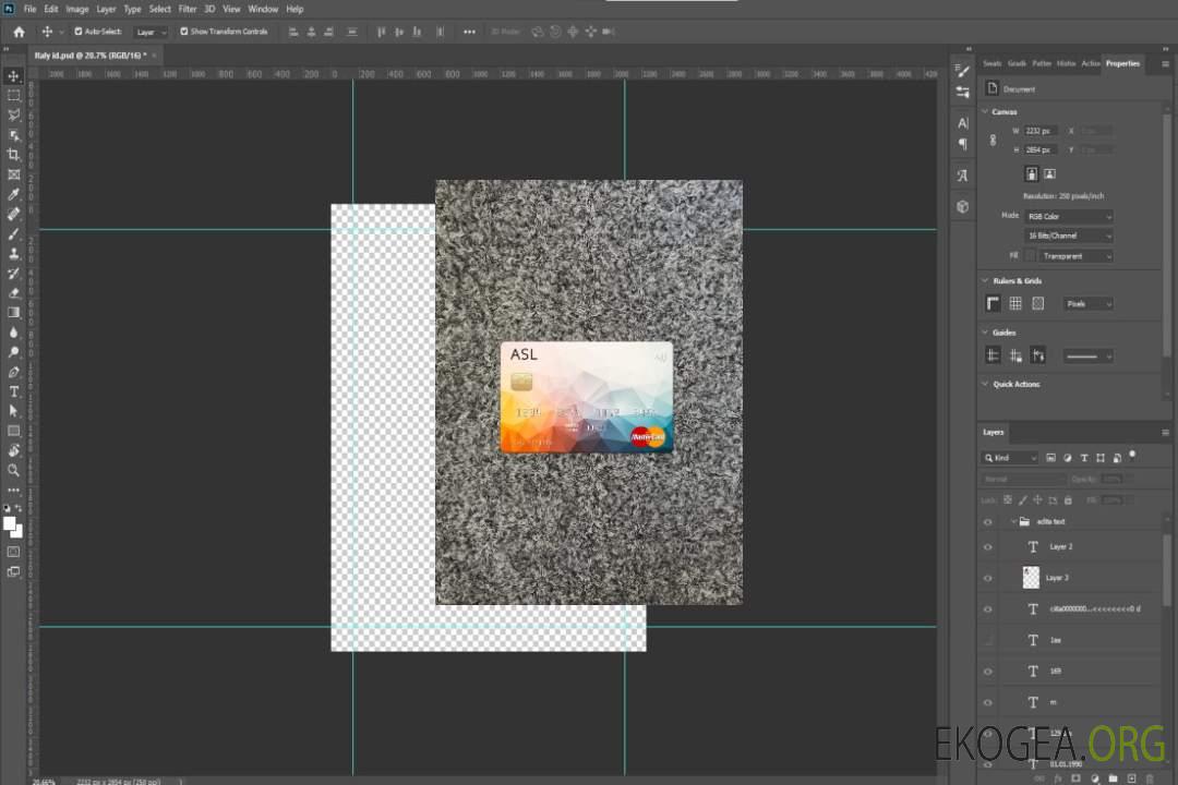 Australie Australian Settlements Limited (ASL) recto photolook mastercard template